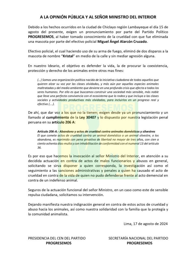 COMUNICADO - 001 - 2024