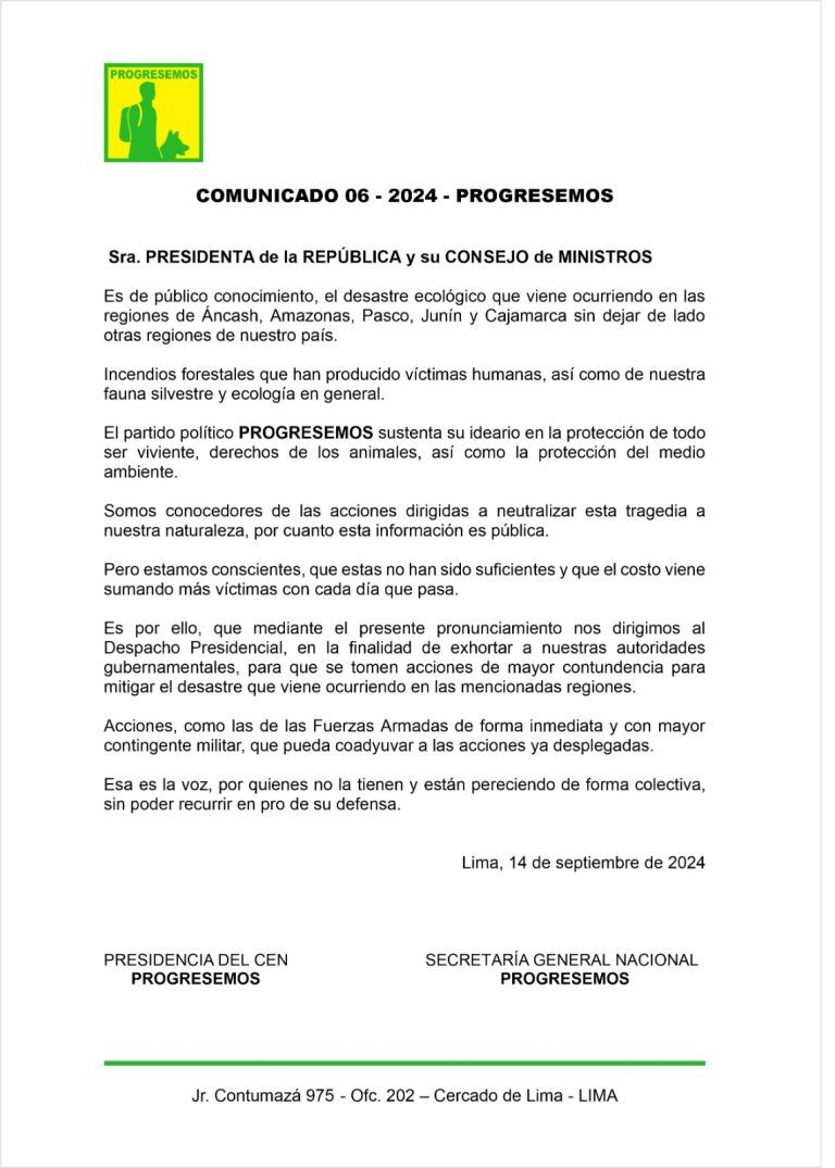 COMUNICADO - 006 - 2024